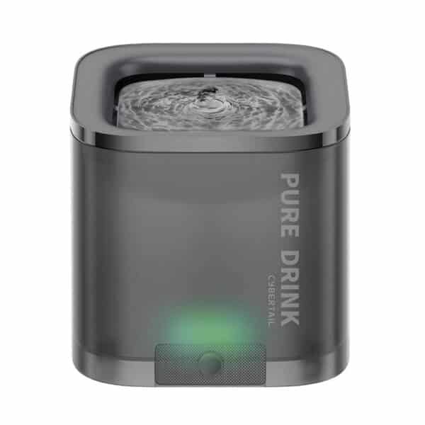 PETKIT CYBERTAIL Katzen Trinkbrunnen, Hundewasserspender, 1,85L Katzen Hunde Wasserbrunnen, Intelligentes LED-Licht, Extrem Leiser, Hygienischer Wasserspender Trinkbrunnen für Katzen Hunde
