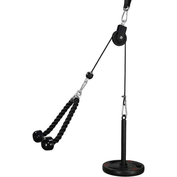 LFJ Latzug Fitness, Kabelzug Pulley Fitness Unterarmtrainer Arm-Krafttraining Trizeps Gewicht Fitnessgerät Trainer Home Gym DIY Riemenscheibensystem