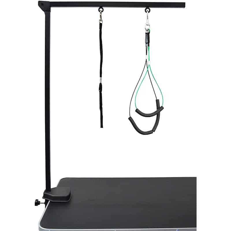 shelandy SHELANDY Haustier-Fellpflegearm mit Klemme für grosse und kleine Hunde, 88,9 cm, höhenverstellbar, 2 Stück – Bild 1