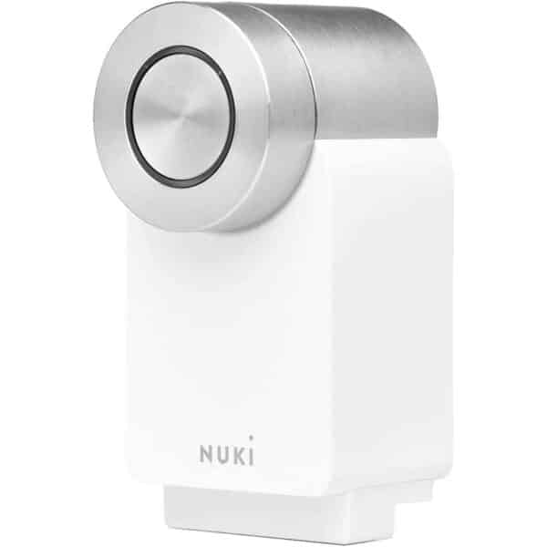 Nuki Smart Lock 3.0 Pro, smartes Türschloss mit WiFi-Modul für Fernzugriff, elektronisches Türschloss macht das Smartphone zum Schlüssel, mit Akku Power Pack, AV-TEST-geprüft