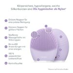 FOREO LUNA 3 Empfindliche Haut, Gesichtsreinigungsbürste, Straffendes Gesichtsmassagegerät, Hygienische Gesichtspflege, Reisefreundliches Gesichtspeeling, Silikonbürste, App-verbunden – Bild 5