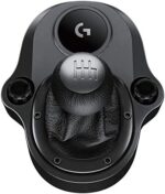 Logitech G Driving Force Schalthebel, 6 Gänge mit H-Schema, Schaltknauf aus Echtleder & Stahl, Integrierte Befestigungsklammern, Kompatibel mit Driving Force Rennlenkrädern G29, G920 & G923 – Bild 2