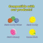Scrub Daddy Caddy Smart Storage für Smile Face Schwämme SDDC Transparent Einzelpackung – Bild 3