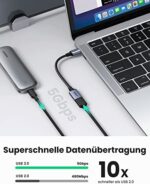 UGREEN Adapter USB C auf USB OTG Adapter USB C kompatibel mit iPad Pro 2021, MacBook Pro, Galaxy S22/S21, Note 20 Ultra, A53, Tab S7/S8, Huawei P40, Redmi Note 10 Pro usw. – Bild 2