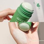 Green Mask Stick,Grüner Tee Clay Maske, Tiefenreinigung zur Ölkontrolle Mitesser Entfernen,Befeuchtet und kontrolliert das Öl, Regulieren Sie den Wasser – Bild 6