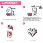 CUTE NUTRITION Mahlzeitenersatz Shake - 500g - Diät Shake inkl. Trainingsplan - Protein Shake Low Carb - Eiweisspulver GVO-frei von Tummy Tox – Bild 3