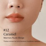 Melixir Vegane Lippenbutter #12 Caramel(getönt) (+8 weitere Farben) 3.9 g, bienenfrei, ohne Petrolatum,tief nährender veganer Lippenbalsam auf pflanzlicher Basis – Bild 6