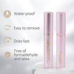 EMEDA Wimpernkleber, strip Lash glue 5ml, Wimpern kleber für lashes, Latex eyelash glue, Adhesive White Lashes Glue Schnelle Trockenzeit – Bild 4