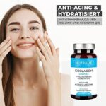 Kollagen Kapseln Hochdosiert - TESTSIEGER Collagen Hyaluron - Kollagen für Haut & Gelenke mit Q10, Zink, Vitamine A,C,D und B12 - Hyaluronsäure Collagen Komplex - Laborgeprüft - 60 Kapseln Nutralie – Bild 2