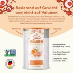 Collagen mit Elastin und Hyaluronsäure - Kollagen Hydrolysat Peptide Type I, II und III - 450 Gramm Pulver – Bild 7