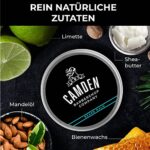 Camden, Deluxe Bartpflege Set inkl. Bart-Öl, Bartwachs, Bartbürste & Bartkamm ● 100% Natürlich ● Geschenk-Set für Männer – Bild 3