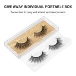 DYSILK 6D & 8D Falsche Wimpern Flauschige Lange Dramatische Natürliche Gefälschte Wimpern Dicke Weich Wiederverwendbar Künstliche Wimpern Pack Makeup 5 Stile Gemischt – Bild 6