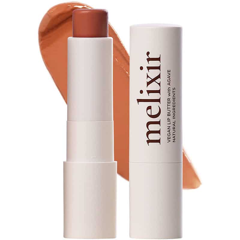M1 Melixir Vegane Lippenbutter #12 Caramel(getönt) (+8 weitere Farben) 3.9 g, bienenfrei, ohne Petrolatum,tief nährender veganer Lippenbalsam auf pflanzlicher Basis – Bild 1
