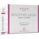 Sanhelios Beauty Kollagen HAUT-ELIXIER – Anti Aging zum Trinken* - der Testsieger - 30 Trinkampullen - 2500 mg Premium-Kollagen-Peptide + Biotin, Kupfer & Vitamin C, Blütenhonig & Gelée Royale