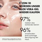 Eclat Skincare, Bio Aloe Vera Gel für Gesicht, Haare und Körper, 100% natürliches Bio Aloe Vera Gel für die Hautpflege nach der Sonne, beruhigend, feuchtigkeitsspendend, handgeerntet und kaltgepresst in Australien – Bild 2