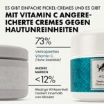 Eclat Skincare, Akne Creme für fleckige Haut, Anti Blemish Gesichtscreme für Teenager, Frauen, Männer, Reduziert dunkle Flecken, Rötungen, Ausbrüche mit Vitamin C und Salycilsäure, Feuchtigkeitspflege bei Akne – Bild 5