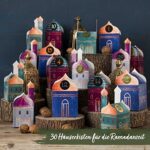 Ramadan Kalender DIY zum Basteln und Befüllen - 30 bunte Falt-Schachteln zum Dekorieren - 30 Geschenk-Boxen - Eid Mubarak - wiederverwendbar – Bild 4