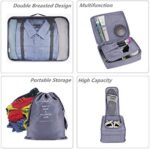 Bteng Packwürfel Set 9-teilige, Multifunktionale Koffer Organizer Set Wasserdichte Packing Cubes, Kofferorganizer, Kleidertaschen, Schuhbeutel, Kosmetiktasche, Ordnungssystem für Urlaub, Reisen – Bild 3