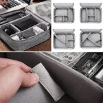 HCFGS Organizer Tasche, Reise Elektronik Etui 3 Schicht Grosse Kapazität Multifunktional Wasserdicht Stossfest Case für Kabel, ipad, Ladegerät, Handy, Festplatten, Powerbank, etc – Bild 5