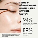 Eclat Skincare, Biologisches Wimpernwachstumsserum für längere, vollere, dichtere Wimpern, Schnelles Wimpernwachstumsserum & Brauenverstärker für natürliche Wimpern, Augenbrauen, Wimpernverlängerungen – Bild 2
