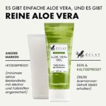 Eclat Skincare, Bio Aloe Vera Gel für Gesicht, Haare und Körper, 100% natürliches Bio Aloe Vera Gel für die Hautpflege nach der Sonne, beruhigend, feuchtigkeitsspendend, handgeerntet und kaltgepresst in Australien – Bild 5