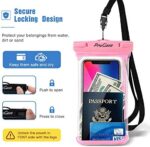 ProCase 2 Stück wasserdichte Uni Handyhülle Waterproof Phone Case bis 6.9" Unterwasser Handytasche für iPhone 14 13 12 11 Pro Max/Galaxy A13 A53 S22 S21 und Weiteren Smartphones – Bild 5