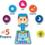 My Salah Mat, interaktiver Gebetsteppich und Buch für Kinder in 11 Sprachen (Englisch, Französisch, Arabisch, Malaysisch, Indonesisch, Türkisch, Urdu, Bengali, Deutsch, Russisch und Spanisch) – Bild 6