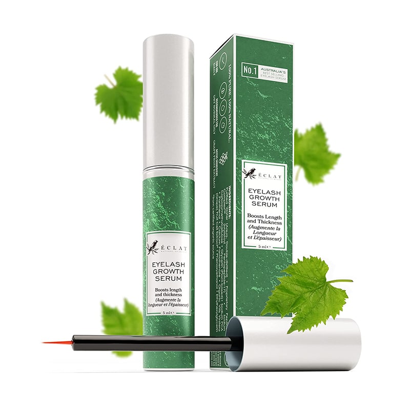 71uMeVOKDdL._SL1500_ Eclat Skincare, Biologisches Wimpernwachstumsserum für längere, vollere, dichtere Wimpern, Schnelles Wimpernwachstumsserum & Brauenverstärker für natürliche Wimpern, Augenbrauen, Wimpernverlängerungen – Bild 1