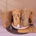 DIY ramadan zum Befüllen-Eid Mubarak tüten-30 Bedruckte Kraftpapiertüten-Geschenktüten zum Aufstellen und Dekorieren-ramadan dekoration set-wiederverwendbar – Bild 8
