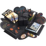 Komake Überraschung Box, Explosion Box, DIY Geschenk Scrapbook und Foto-Album für Weihnachten/Valentine/Jahrestag/Geburtstag/Hochzeit