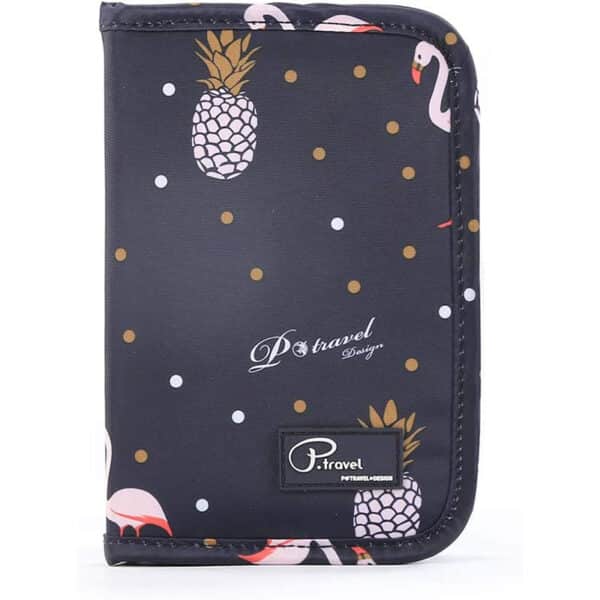 Tuscall Reisepass Tasche Ausweistaschen Reisepasshülle Dokumententasche Reise Brieftasche Wasserdicht Passport Etui für Damen/Herren