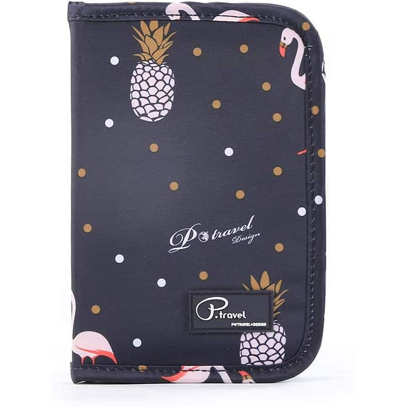 P1 Tuscall Reisepass Tasche Ausweistaschen Reisepasshülle Dokumententasche Reise Brieftasche Wasserdicht Passport Etui für Damen/Herren – Bild 1