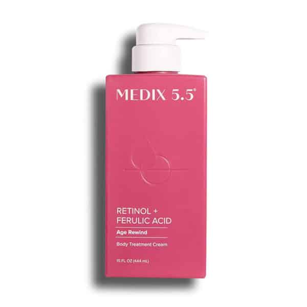 Medix 5.5 Retinol Creme mit Ferulic Acid Anti Sagging Treatment Gegen Crepey Falten und sonnengeschädigte Haut Anti-Aging Creme angereichert mit schwarzem Tee, Aloe Vera und Kamille