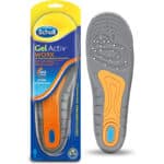 Scholl GelActiv Einlegesohlen Work für Arbeitsschuhe in 40-46,5 – Für stark beanspruchte Füsse – 1 Paar Gelsohlen