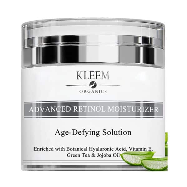 Kleem Organics, BIO Retinol Serum & Anti Falten Creme, Retinol Creme, Gesichtscreme Damen, Gesichtscreme Männer, Feuchtigkeitscreme, Anti Aging Creme Frauen, Serum Gesicht
