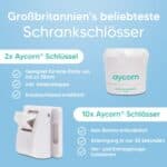 Aycorn Kindersicherung Set – Magnetische Schrankschlösser & Zubehör ohne Bohren – Bild 2