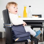 roba Boostersitz, mobiler aufblasbarer Kindersitz mit erhöhten Seitenteilen, flexible Sitzerhöhung für zuhause und unterwegs, 1 Stück (1er Pack) – Bild 4