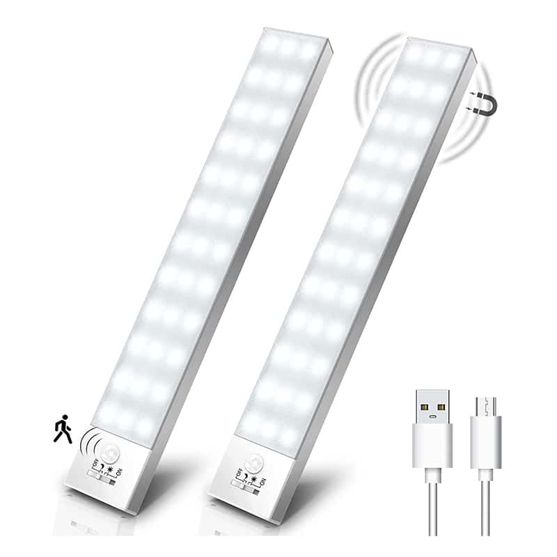 5000k-weiß LED Unterbauleuchte mit Sensor – dimmbar & USB aufladbar – Bild 1