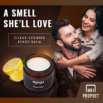 Prophet and Tools, 2 IN 1 Hochwertiges weisses Bartbalsam Ölwachs, 60 g Leichter Zitrusduft, Leave in Conditioner, macht weich, hält und Bartwachstum, Bio für Männer – Bild 3