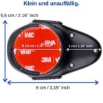 YDM Kids, Backofentür Kindersicherung,  mit Hitze resistentem Kleber, Doppel-Druck-Knopf, Rückstands-los entfernbar, Backofentür Sperre zum Kleben, Backofen Baby Sicherung, Herdknopf Schutz – Bild 6