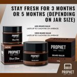 Prophet and Tools, 2 IN 1 Hochwertiges weisses Bartbalsam Ölwachs, 60 g Leichter Zitrusduft, Leave in Conditioner, macht weich, hält und Bartwachstum, Bio für Männer – Bild 4