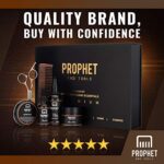 Prophet and Tools, 2 IN 1 Hochwertiges weisses Bartbalsam Ölwachs, 60 g Leichter Zitrusduft, Leave in Conditioner, macht weich, hält und Bartwachstum, Bio für Männer – Bild 7