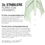 poppy austin, Vitamin C Serum, RIESIG 60ml, 3x Mehr Stabil & 10 Antioxidantien, Vegan, Cruelty Free, Organisch, 20% Rein, Hochdosiert, Beste Natürliche & Bio Formel mit Hyaluronsäure für Gesicht, Haut & Augen – Bild 2