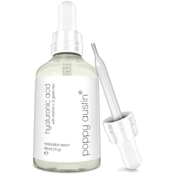 Poppy Austin Bio Hyaluron Serum – 60ml, Vegan & mit Vitamin C