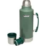 Stanley Classic Legendary Bottle Hammertone Green - Edelstahl Thermosflasche - BPA-frei -  Spülmaschinenfest - Deckel dient als Becher – Bild 8