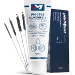 Plemont 25g Silikonfett inkl. Milchschlauchbürsten. Schmierfett für Kaffeevollautomat, Dichtungen, gut für Armaturen, Dichtungen, O-Ringe - Armaturenfett - universell anwendbar, Silicone grease (25g)