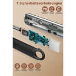 Stabfeuerzeug Lichtbogen Feuerzeug - Küche Gadgets, Elektronisch Plasma Feuerzeug USB Aufladbares Winddichte Flammenlose für Yankee Kerzen, Grill, Herd, Camping, Kamin – Bild 5