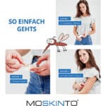 Moskinto 24 Mückenpflaster, Mückenstich, Mücken, Alternative zum Hitzestift, für Kinder und Erwachsene, Stechmücken, Stichheiler, Juckreiz, Schiebebox – Bild 3