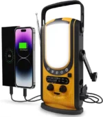Tragbares Solar Kurbelradio mit LED Lampe und SOS-Alarmfunktion