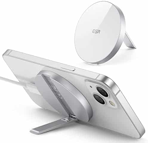 31Lrkx22d4L._AC_.jpg ESR HaloLock Kabelloses Ständer Ladegerät, Kompatibel mit MagSafe/iPhone 14/14 Plus/14 Pro/14 Pro Max and iPhone 13/12 Series/Magnetischer Hülle, 1,5m USB-C Schnellladekabel, Kein Adapter – Bild 1